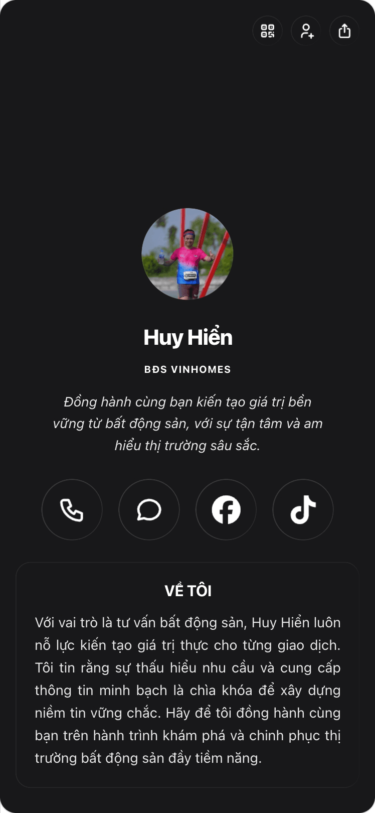 Card của Hiền BĐS