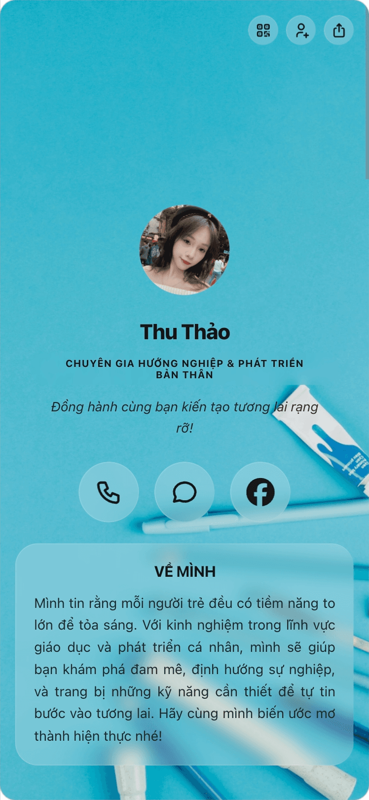 Trang bio của Thu Thảo